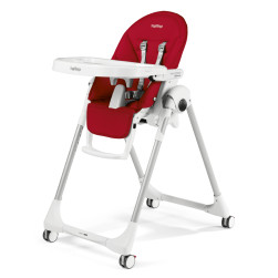 Стол за хранене PEG PEREGO Prima Pappa Fоllow me Fragola, Червен