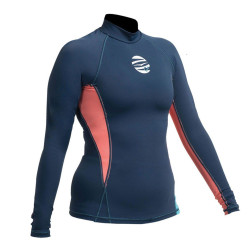 Блуза GUL с UV защита, дамска Swami Rashguard дълъг ръкав NACR, Син, 8