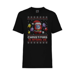 Детска Коледна Тениска Christmas holiday t shirt Tralala Christmas is Among...