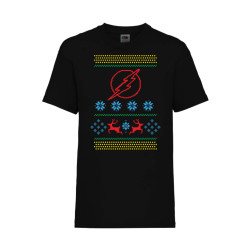 Детска Коледна Тениска Christmas holiday t shirt Tralala DC The Flash chris...