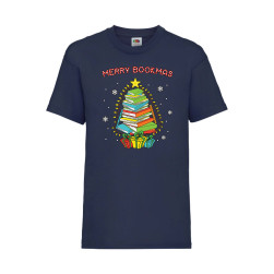 Детска Тениска за Коледа Празници ,Tralala, Merry Bookmas Books Christmas T...