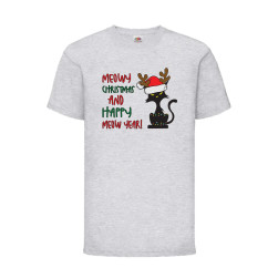 Детска Тениска за Коледа Празници ,Tralala, Meowy Christmas And Happy Meow ...