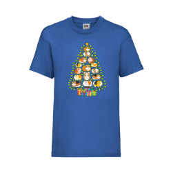 Детска Тениска за Коледа Празници ,Tralala, Guinea Pig Christmas Tree Light...