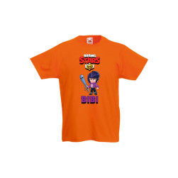 Детска тениска, Tralala, Brawl Stars Bibi, Оранжев, 9-11 г.