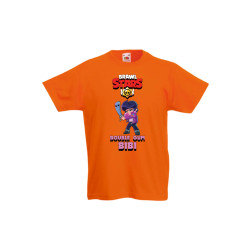 Детска тениска, Tralala, Brawl Stars Bouble Gum Bibi, Оранжев, 9-11 г.