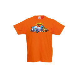 Детска тениска, Tralala, Brawl Stars Brawl Stars Heroes, Оранжев, 3-4 г.
