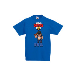 Детска тениска, Tralala, Brawl Stars Bull, Син, 9-11 г.