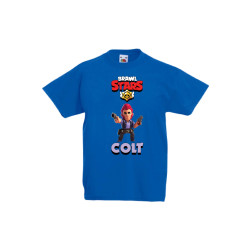 Детска тениска Tralala Brawl Stars Colt 4, Син, 9-11 г.