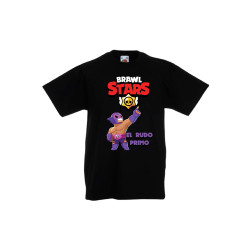 Детска тениска, Tralala, Brawl Stars El Rudo Primo, Черен, 5-6 г.