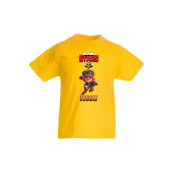 Детска тениска Tralala Brawl Stars Jessie 2, Жълт, 12-13 г.