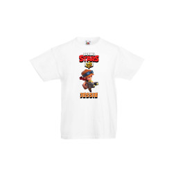 Детска тениска, Tralala, Brawl Stars Jessie 4, Бял, 12-13 г.