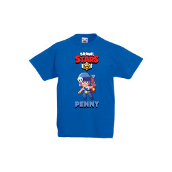 Детска тениска, Tralala, Brawl Stars Penny, Син, 12-13 г.