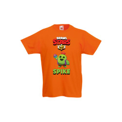 Детска тениска Tralala Brawl Stars Spike 1, Оранжев, 5-6 г.