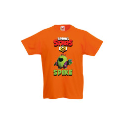 Детска тениска Tralala Brawl Stars Spike 3, Оранжев, 3-4 г.