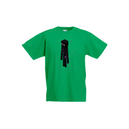 Детска тениска Tralala Minecraft Enderman 1, Зелен, 7-8 г.