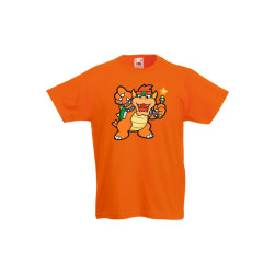 Детска тениска Tralala Super Mario Bowser, Оранжев, 3-4 г.
