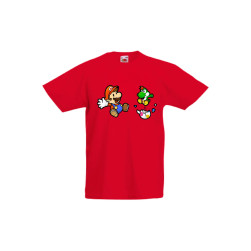 Детска тениска Tralala Super Mario 9, Червен, 9-11 г.