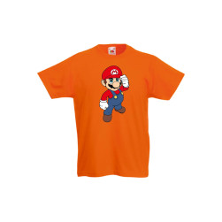 Детска тениска Tralala Super Mario 12, Оранжев, 9-11 г.