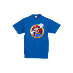Детска тениска Tralala Super Mario 13, Син, 9-11 г.