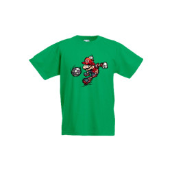 Детска тениска Tralala Super Mario Football, Зелен, 3-4 г.