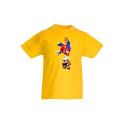 Детска тениска Tralala Super Mario Goomba, Жълт, 12-13 г.