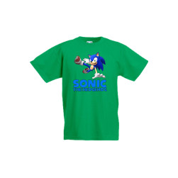 Детска тениска Tralala Sonic the Hedgehog 4, Зелен, 5-6 г.