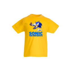 Детска тениска Tralala Sonic the Hedgehog 4, Жълт, 9-11 г.