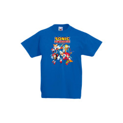 Детска тениска Tralala Sonic the Hedgehog Sonic and Friends, Син, 9-11 г.