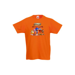Детска тениска Tralala Sonic the Hedgehog Sonic Boom 1, Оранжев, 9-11 г.