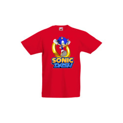 Детска тениска Tralala Sonic the Hedgehog Sonic Dash, Червен, 3-4 г.