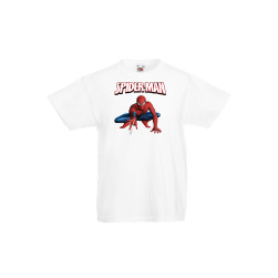 Детска тениска Tralala Spiderman 10, Бял, 3-4 г.