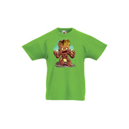 Детска Тениска Marvel Avengers Отмъстителите Tralala Marvel Groot 2, Lime, ...