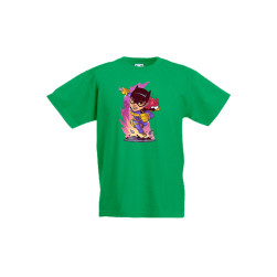 Детска Тениска DC Comics Герои Tralala DC Batgirl, Зелен, XS - 3-4 г. (104-...