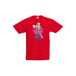 Детска Тениска DC Comics Герои Tralala DC Harley Queen 1, Червен, M - 7-8 г...