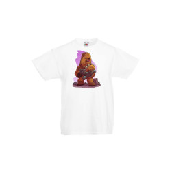 Детска Тениска Star Wars Междузвездни войни Tralala Star Wars Chewbacca, Бя...