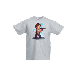 Детска Тениска Star Wars Междузвездни войни Tralala Star Wars Han Solo, Сив...