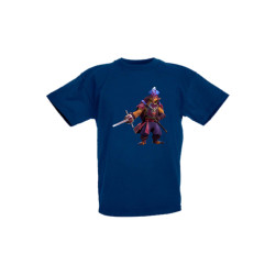 Детска Тениска DOTA 2 MOBA PC Game Tralala Pangolier, Тъмносин, M - 7-8 г. ...