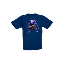 Детска Тениска DOTA 2 MOBA PC Game Tralala Riki, Тъмносин, S - 5-6 г. (116-...