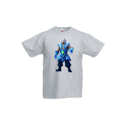Детска Тениска DOTA 2 MOBA PC Game Tralala Zeus, Сив, M - 7-8 г. (128-140)