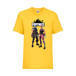 Детска Тениска  Фортнайт Epic Games Tralala Battle Royal Fortnite 8, Жълт, ...