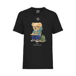 Детска Тениска Cute Cuddly Teddy Bear Tralala Cute Bear Just Stay Curious, ...