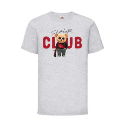 Детска Тениска Cute Cuddly Teddy Bear Tralala Cute Bear Skater Club, Сив, 3...