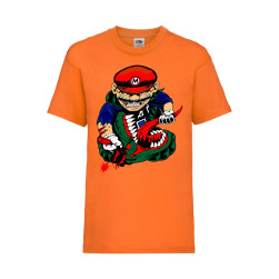 Детска Тениска Super Mario Tralala Mario VS Monster, Оранжев, 12-13 г. (152...