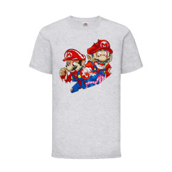 Детска Тениска Super Mario Tralala Mario Zombie 2, Сив, 5-6 г. (116-128)