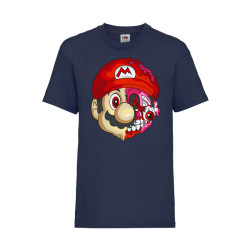 Детска Тениска Super Mario Tralala Mario Zombie 5, Тъмносин, 3-4 г. (104-11...