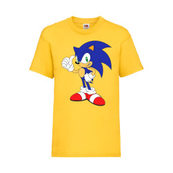 Детска Тениска SEGA Sonic Tales Knuckles Tralala Sonic 005, Жълт, 5-6 г. (1...