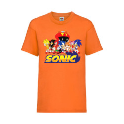 Детска Тениска SEGA Sonic Tales Knuckles Tralala Sonic and friends 002, Ора...