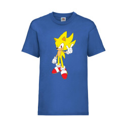 Детска Тениска SEGA Sonic Tales Knuckles Tralala Sonic Super Sonic yellow, ...