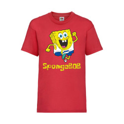 Детска Тениска Tralala SpongeBob 1, Червен, 3-4 г. (104-116)