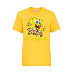 Детска Тениска Tralala SpongeBob 3, Жълт, 5-6 г. (116-128)